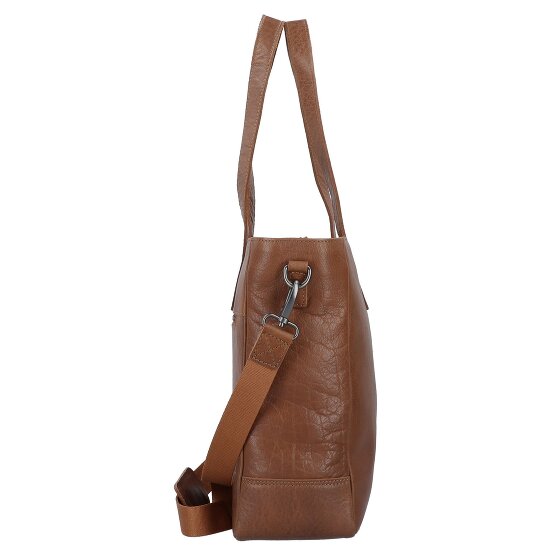 Plevier Rock Shopper Tas Leer 41 cm Laptop compartiment