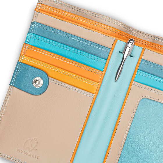 Mywalit Portemonnee RFID-bescherming Leer 8 cm