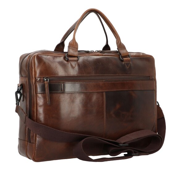 Greenburry Newport Koffer Leer 43 cm Laptop compartiment