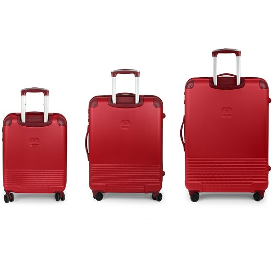 Gabol Balance XP 4 wielen Kofferset 3-delig met uitbreidingsplooi