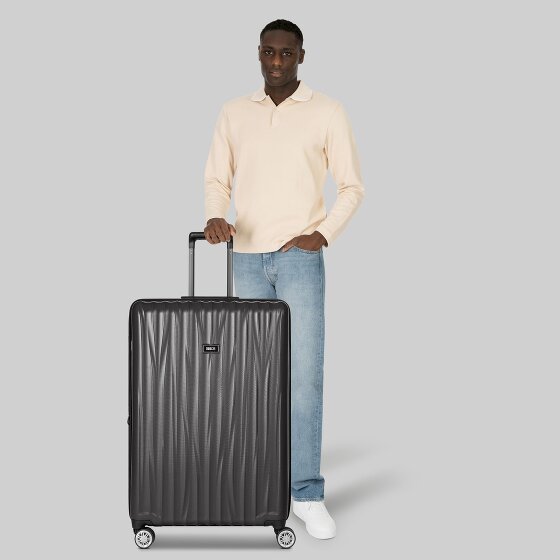 Bric's Cervia 2.0 4 wielen Trolley L 77 cm met uitbreidingsplooi