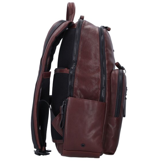 Piquadro Harper Rugzak RFID Leer 40 cm Laptopcompartiment