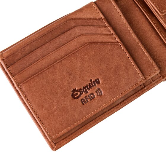 Esquire Chicago Portemonnee RFID-bescherming Leer 12.5 cm