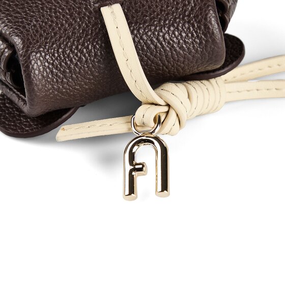 Furla Bear tasbedeltje van leer, 8 cm