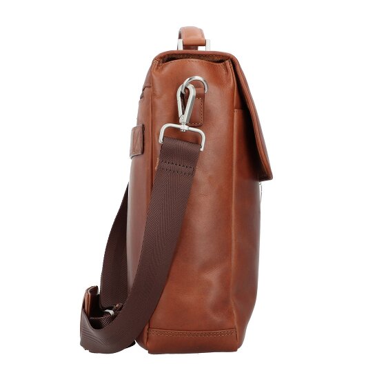 Esquire Dallas Koffer Leer 40 cm Laptop compartiment