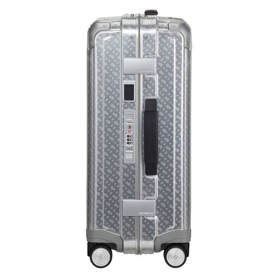 Samsonite Lite-Box Alu Boss Edition 4-wielige cabinewagen van Aluminium, 55 cm