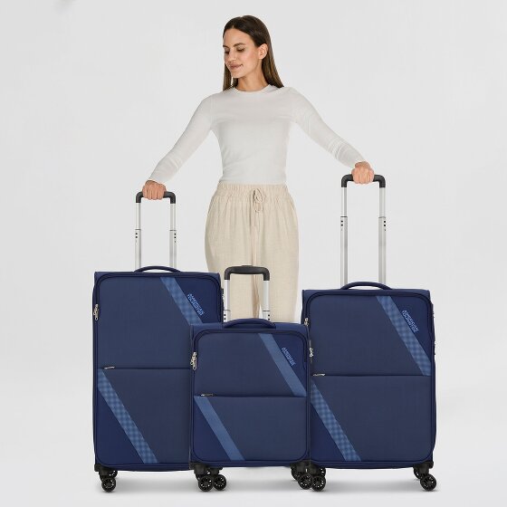 American Tourister Star Max 4 wielen Kofferset 3-delig met uitbreidingsplooi