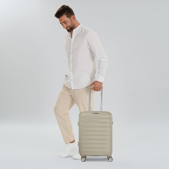 Franky London 4 wielen Cabinewagen S 55 cm met uitbreidingsplooi