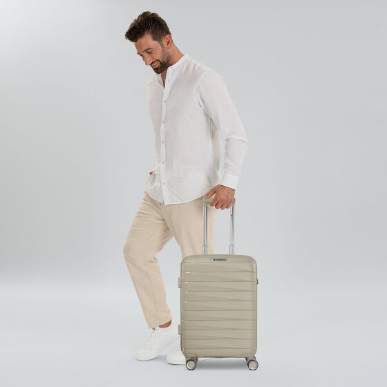 Franky London 4 wielen Cabinewagen S 55 cm met uitbreidingsplooi