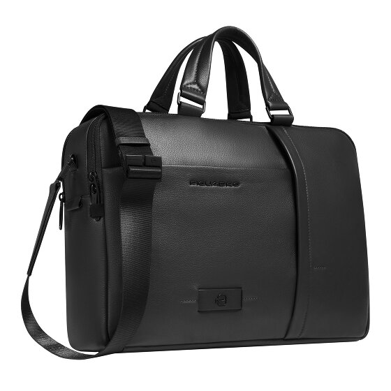 Piquadro Russel Koffer RFID-bescherming Leer 40 cm Laptop compartiment