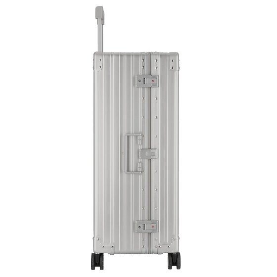 Aleon Traveler Macro trolley met 4 wielen, Aluminium, 77 cm, inclusief Kledingzak