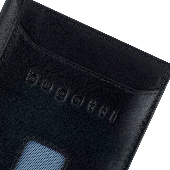 bugatti Secure Slim Portemonnee RFID-bescherming Leer 8 cm