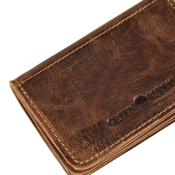 Greenburry Vintage Portemonnee RFID-bescherming Leer 10 cm