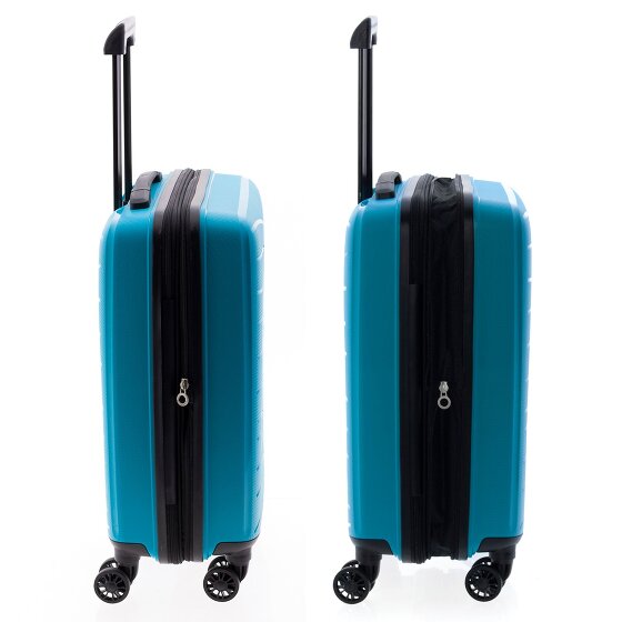 Gladiator 1700 4 wielen Cabinewagen 55 cm met uitbreidingsplooi Gladiator 1700 4 wielen Cabinewagen 55 cm met uitbreidingsplooi