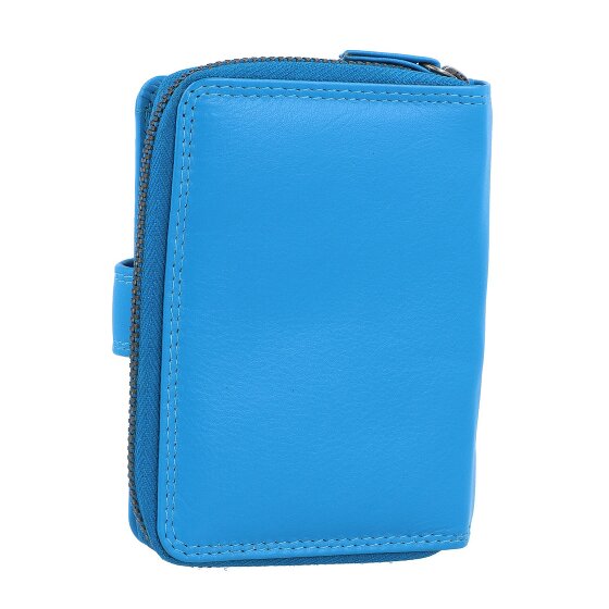 Greenburry Sponsachtig portefeuille leer 9 cm
