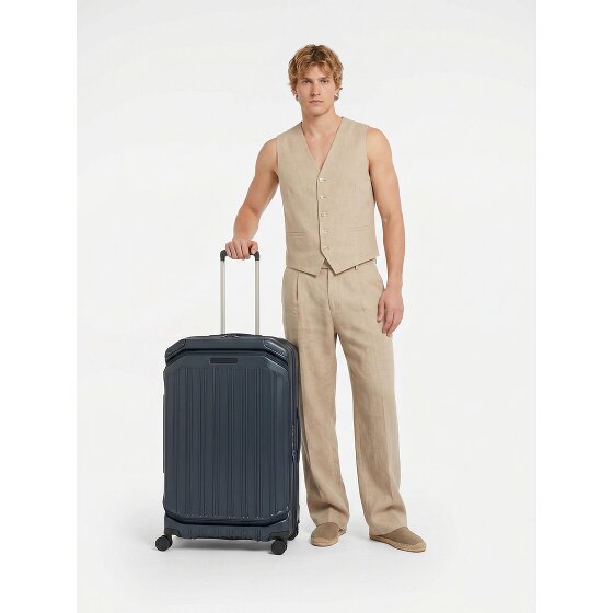 Piquadro PQ-Light 4 wielen Trolley M 69 cm met uitbreidingsplooi