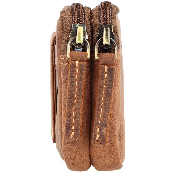 Greenburry Vintage heuptasje leer 11 cm