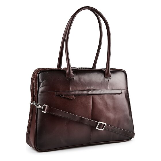 Burkely Ledger Aktentas Leder 40 cm Laptopvak