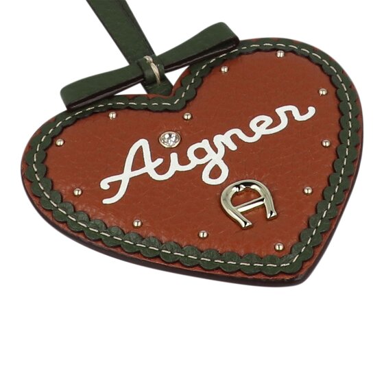 AIGNER Fashion tas tag leer 8 cm