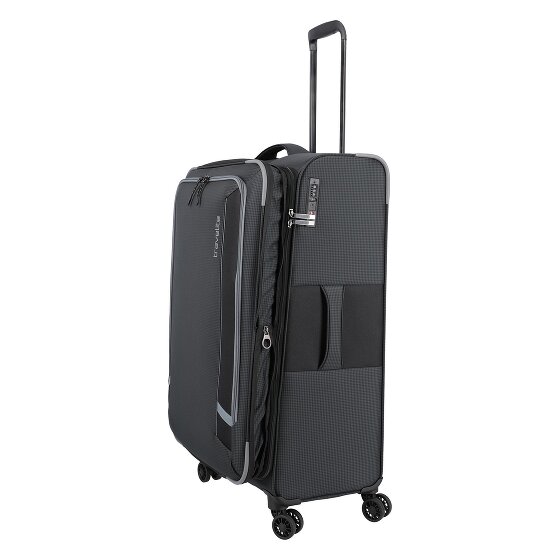 Travelite Corsiica 4 wielen Trolley L 77 cm met uitbreidingsplooi