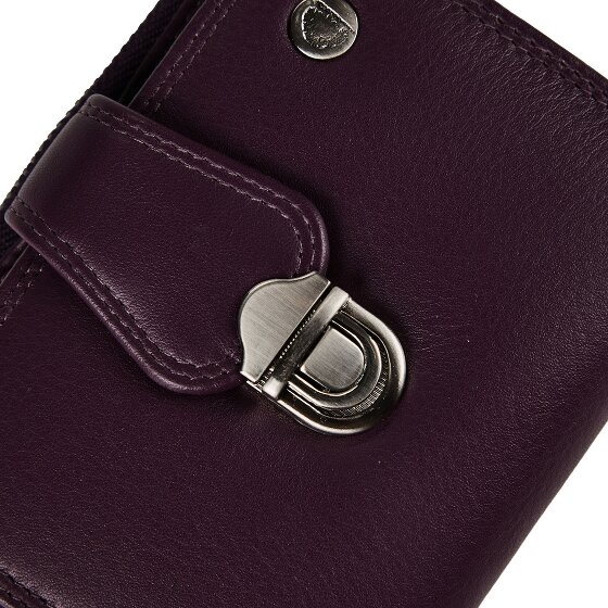 Greenburry Sponsachtig portefeuille leer 9 cm
