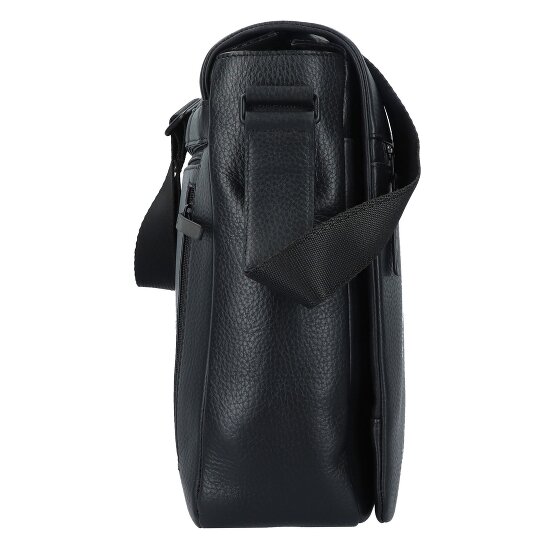 Jost Stockholm Messenger Bag Leer 38 cm Laptopcompartiment