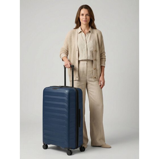 d&n Toronto 4 wielen Trolley L 75 cm met uitbreidingsplooi