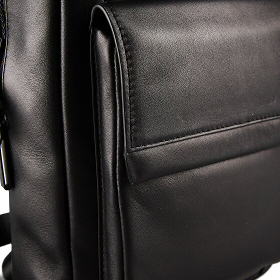 Piquadro Schoudertas Leer 20 cm