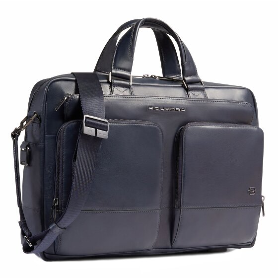 Piquadro Cartel2m Koffer Leer 43 cm Laptop compartiment