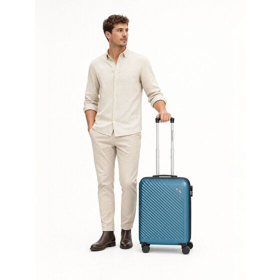 Check.In Paradise 2.0 4 wielen Cabinewagen S 55 cm met uitbreidingsplooi