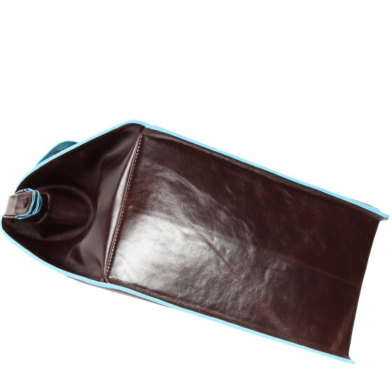 Piquadro Blauw vierkant doktersetui leer 36 cm