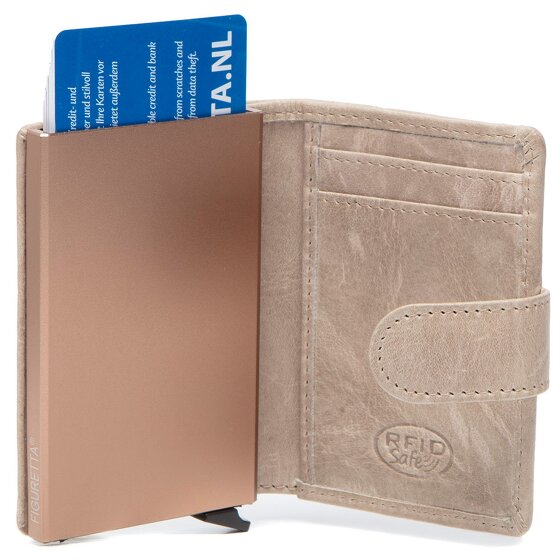The Chesterfield Brand Antique Buff Kredietkaart etui RFID-bescherming Leer 7 cm