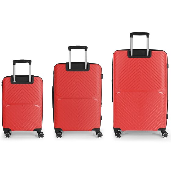 Gabol Kume 4 wielen Kofferset 3-delig met uitbreidingsplooi