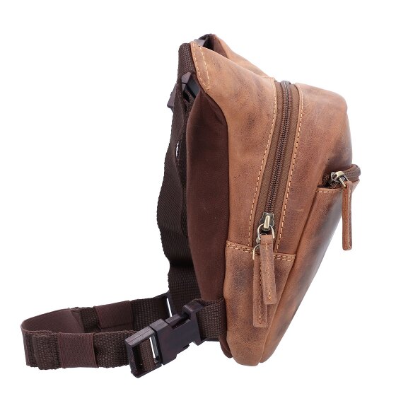 Greenburry Vintage Biker Fanny Pack Leer 20 cm