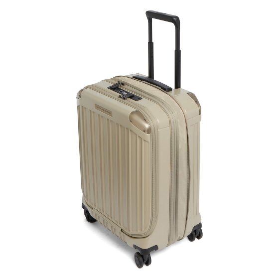 Piquadro PQ-Light 4 wielen Cabinewagen S 56 cm Laptopvak met uitbreidingsplooi