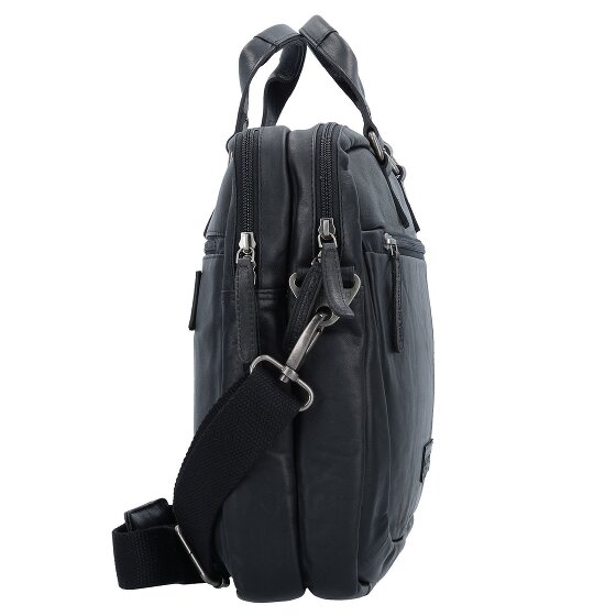 The Chesterfield Brand Wax Pull Up Koffer Leer 40 cm Laptop compartiment