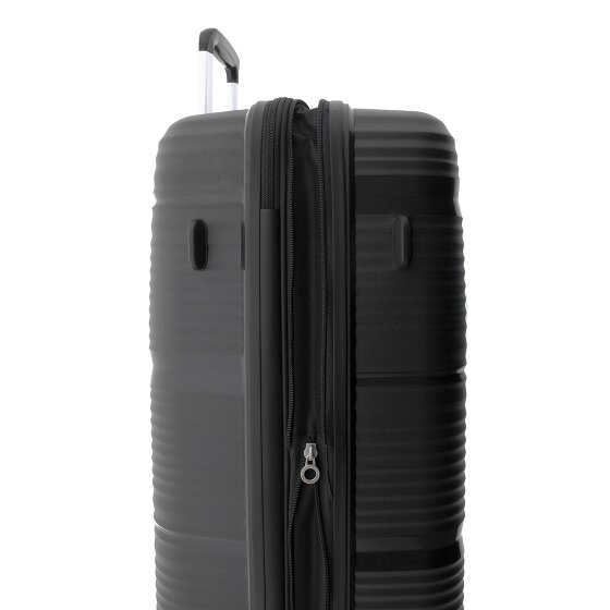 Gladiator 0800 4 wielen Trolley 76 cm met uitbreidingsplooi