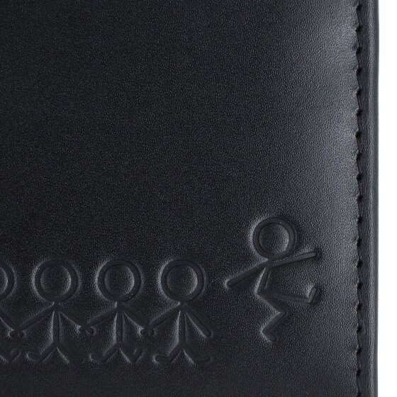 oxmox Leather Portemonnee RFID-bescherming Leder 12 cm