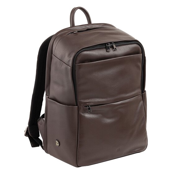 DuDu Sydney Dagrugzak Leer 42 cm Laptop compartiment