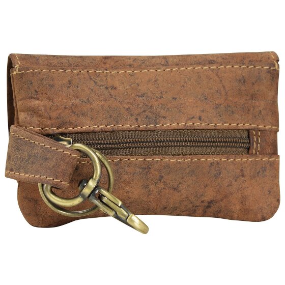Greenburry Vintage sleuteletui leer 12 cm