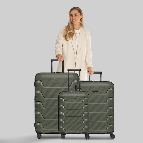 Smartbox Edition 01 4 wielen Kofferset 3-delig met uitbreidingsplooi