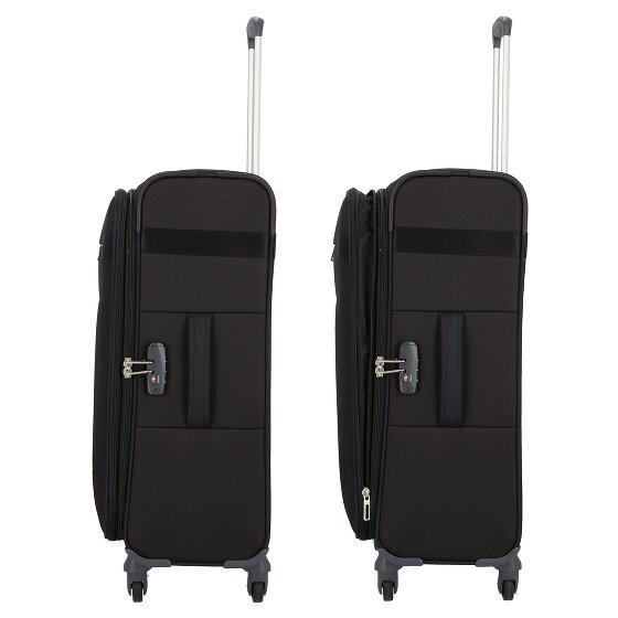 Samsonite Citybeat 4 wielen Trolley 66 cm met uitbreidingsplooi