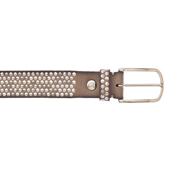 b.belt Studded riem leer