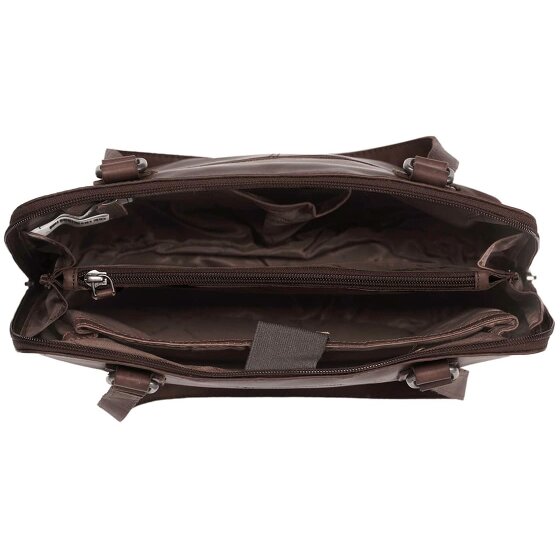 The Chesterfield Brand Wax Pull Up Schoudertas Leer 30 cm Laptop compartiment