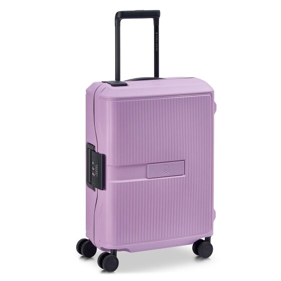 Delsey Paris x United Colors of Benetton Color Block Hardside 4-wiel cabine trolley 55 cm