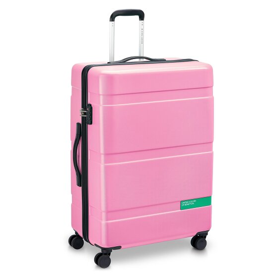 Delsey Paris x United Colors of Benetton Now Hardside 4-wiel kofferset 3-delig met stretch vouw