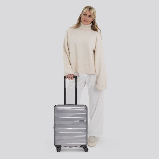 Bergpfeil Travel 4-wiel cabine trolley S 55 cm met uitbreidingsplooi