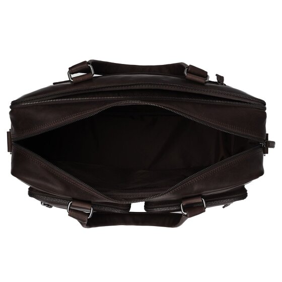 The Chesterfield Brand Wax Pull Up Koffer Leer 43 cm Laptop compartiment
