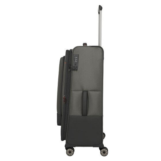 Travelite Crosslite 4 wielen Trolley L 77 cm met uitbreidingsplooi