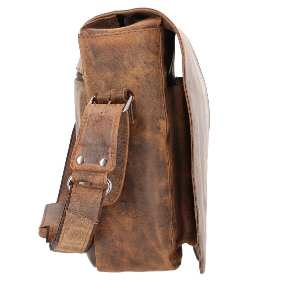 Pride and Soul Ben schoudertas leer 33 cm laptopvak